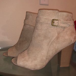 Open Toe Booties